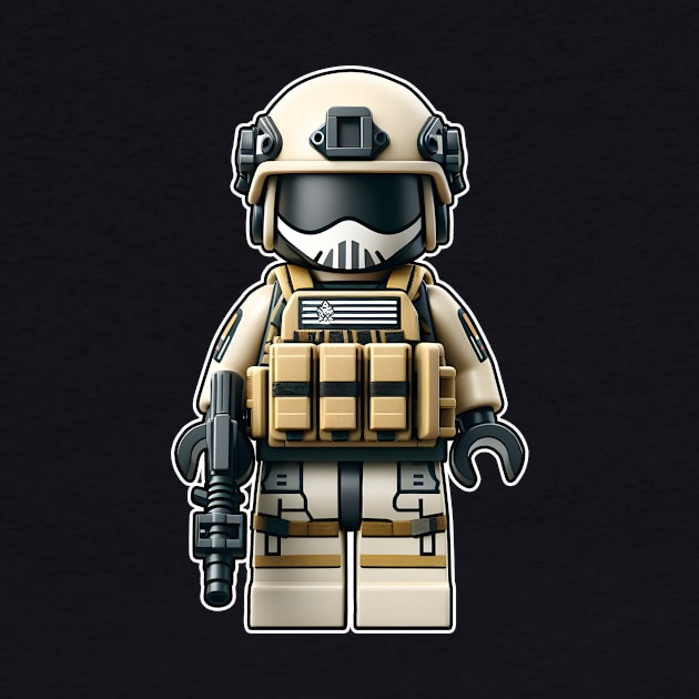 Tactical LEGO by Rawlifegraphic